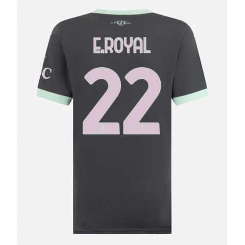 Fotbalové Dres AC Milan Emerson Royal #22 Dámské Alternativní 2024-25 Krátký Rukáv